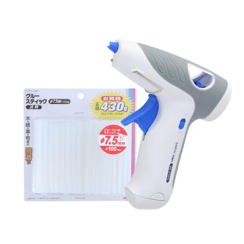 Takagi EARTH MAN Аккумуляторный беспроводной клеевой пистолет GG-210CL Набор клеевых стержней