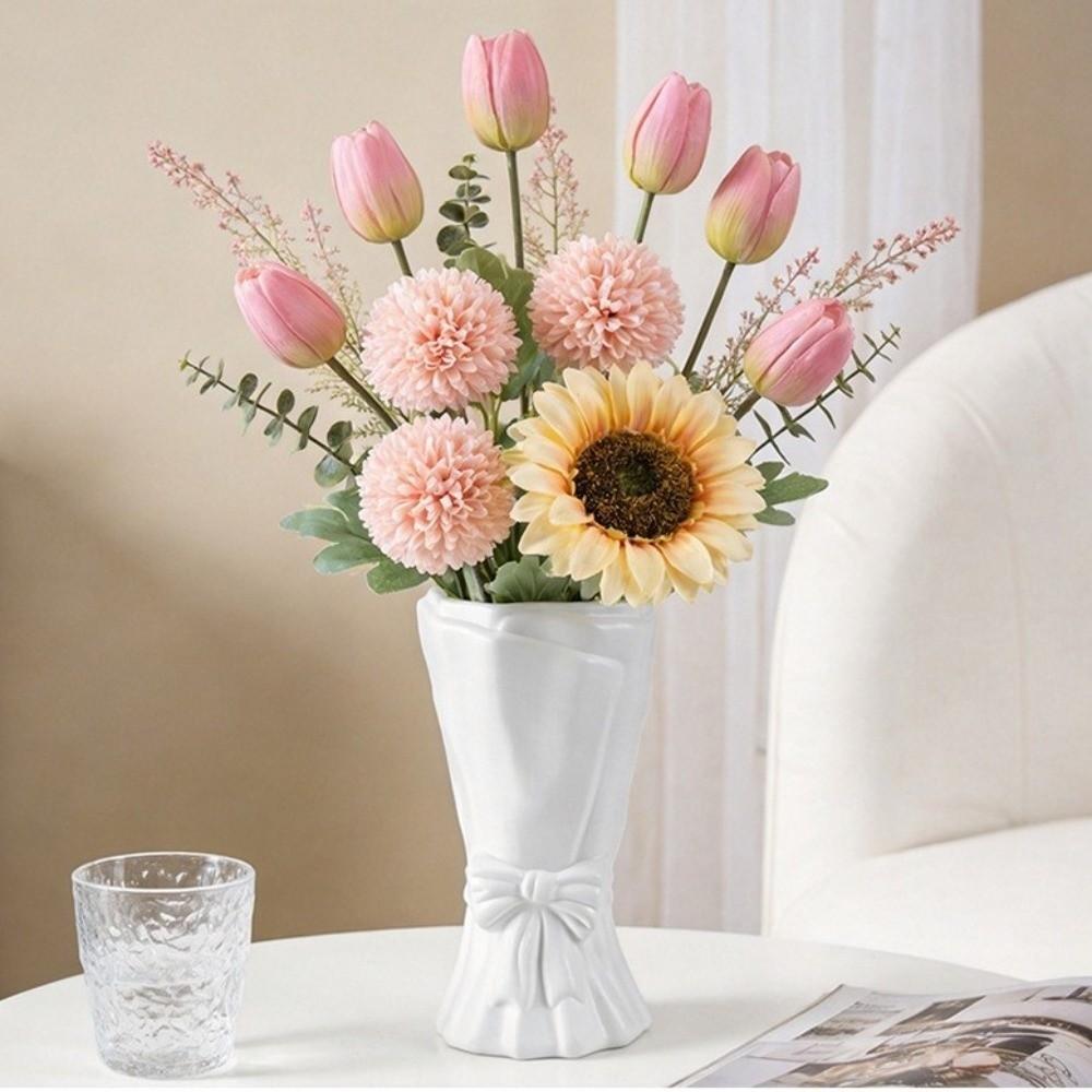 Nordic Style Desktop Ornament Creative Flower Display Container Flower Bouquet Vase Office