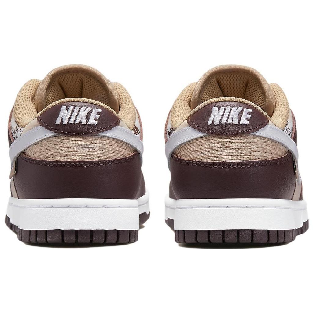 Nike Dunk Low Light Orewood Brown Women Sneakers White DX6060-111