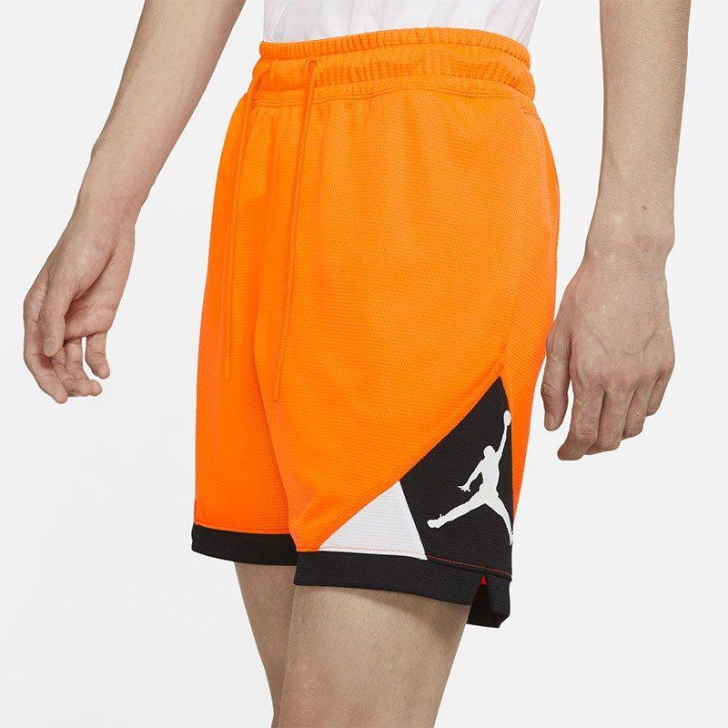 Jordan Спортивные тренировочные шорты для баскетбола Dri-FIT с вставками Оранжевые CV3087-803