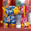 Маскот Лошадь в китайском стиле Мягкая игрушка ПП хлопок Китайская Лошадь Плюшевая кукла Праздничный декор