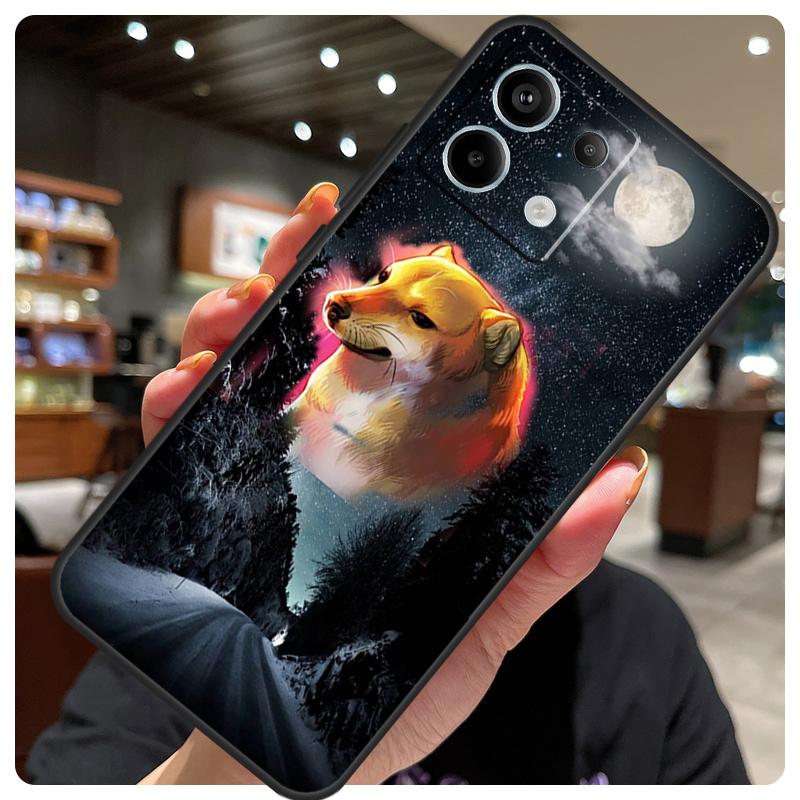 Смешной чехол с собакой Cheems Doge для Xiaomi Redmi Note 13 12 9 10 11 14 15 Pro Plus Чехол для Redmi 14C 10C 12C 13C 15 C