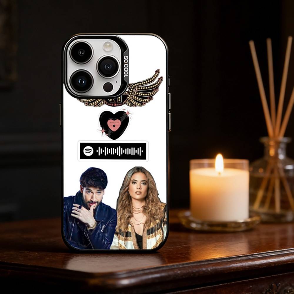 Queen of Flow La Reina Del Flow Phone Case For iPhone 17 16 15 14 13 12 11 Pro Max Plus Silver Matte Black Cover