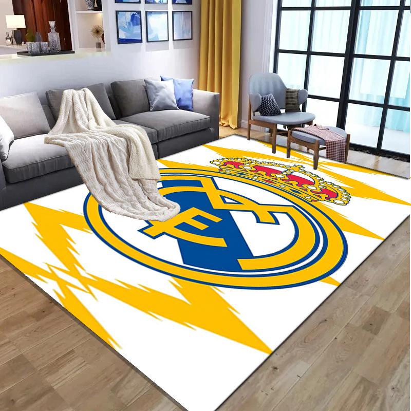 Football team Pattern Rug, Indoor/Outdoor Mat, for Picnic, Gameroom, Bedroom, Office, Living Room, Home Decor Carpet, Birthday Gift