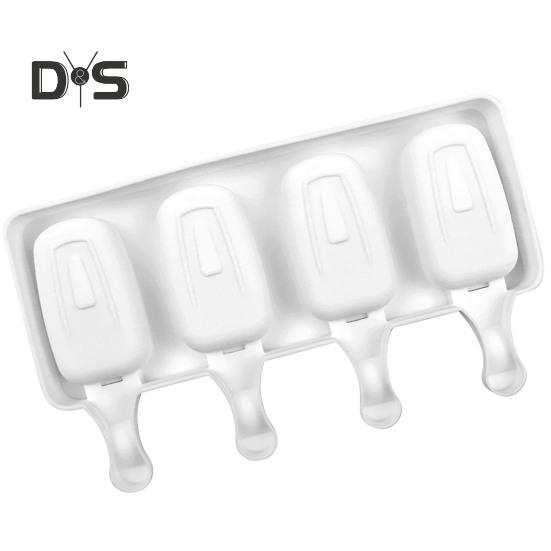 Прочная форма для мороженого, не содержащая BPA, антидеформируемый летний лоток для формы для мороженого
