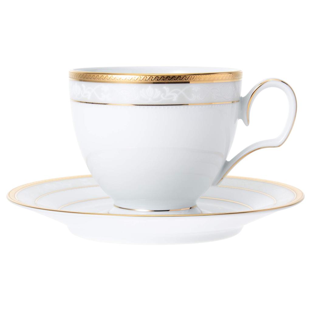 Noritake набор чашек и блюдец 250 куб. см Hampshire Gold 5 предметов тонкий фарфор и (Кофе чай) Ф91988/4335