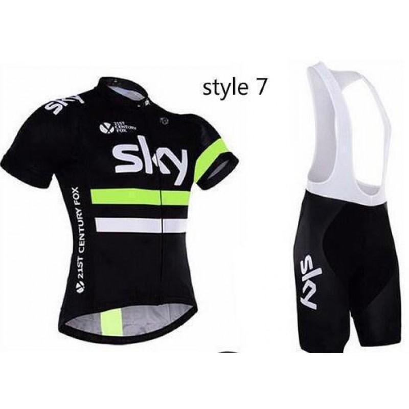 Men Women Cycling Jersey Bib Shorts Set Breathable Mountain Road Bike Outfit