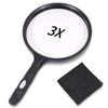 NEW ALLIANCE Magnifying 3x Magnification with Cleaning Cloth Glass,