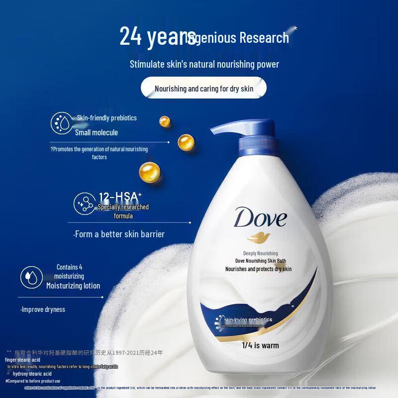 Dove Deeply Nourishing Body Wash Twin Pack