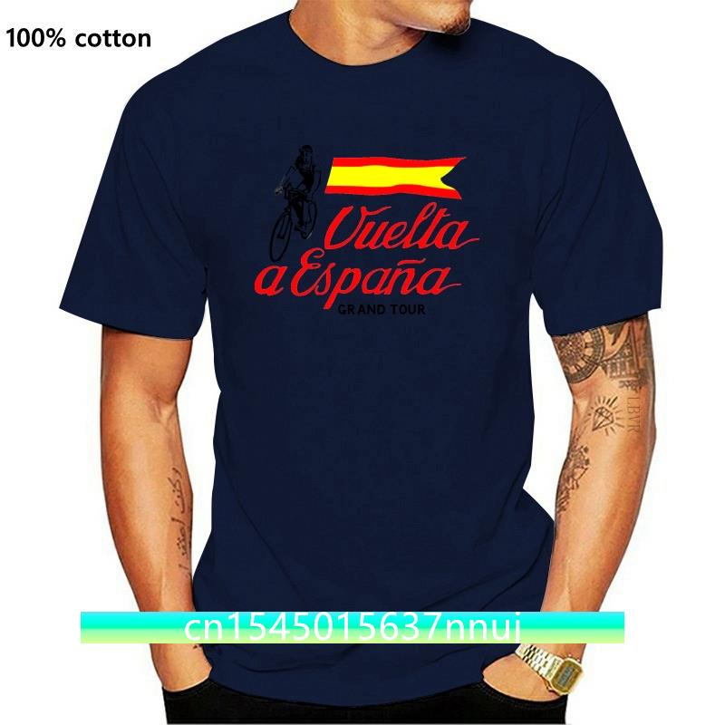 Новая футболка Vuelta A Espana с принтом мужская винтажная испанская футболка для велоспорта футболка для велоспорта Grand Tour Spain Race Bike
