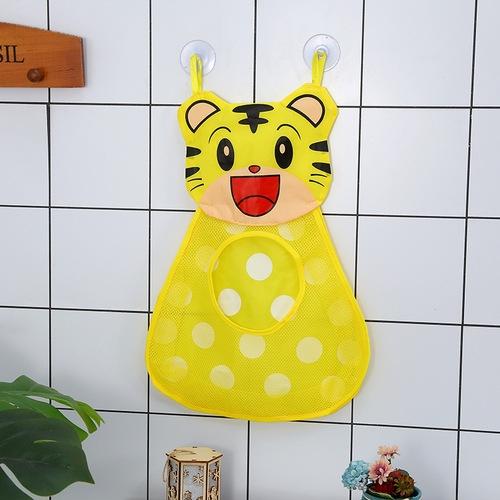 Милая утка-лягушка Игрушка для детского душа с прочной присоской Сетчатая сумка для хранения Водная игрушка Сумка-игра для органайзера в ванную комнату