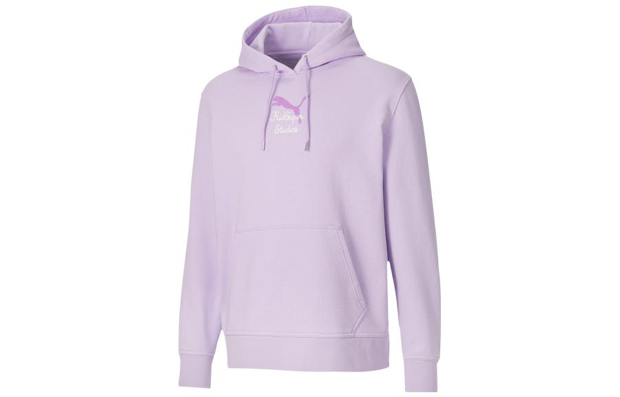 PUMA X KS Sweatshirts Men's Purple Hooded Moderate Regular 530408-16