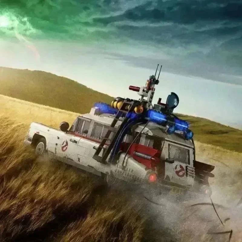 2352 детали ECTO-1 Охотники за привидениями Креативный Автомобиль Строительный Блок Совместимый с Кирпичиками Игрушечная Машинка Модель Автомобиля Набор для Взрослых Подарок