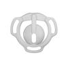 Small Flat Chastity Cage Small Flat Chastity Cage Positive Negative Cute Cock Cage Penis Bondage for Men with 6 ABS Penis Rings