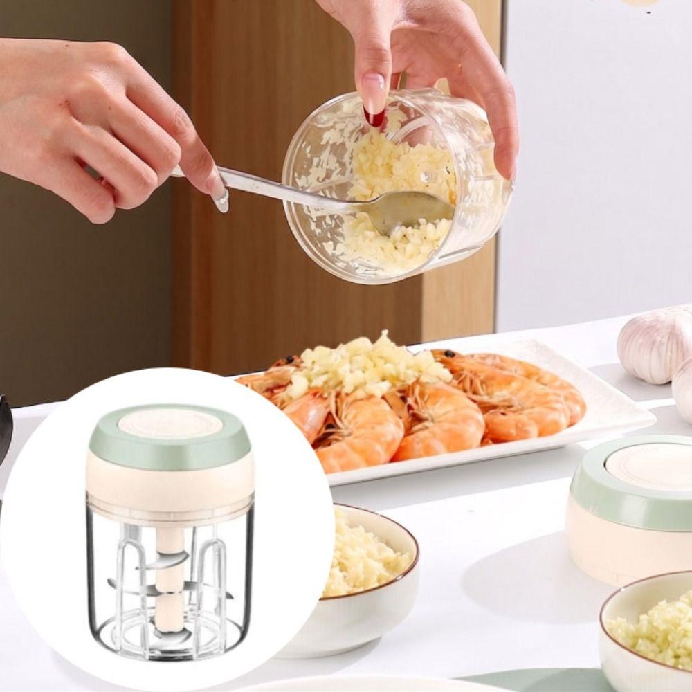 Hand-Operated Vegetable Grinder Household Garlic Press Handheld Garlic Crusher Kitchen Use
