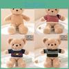 Wear Teddy Sweater Bear Plush Toy Cartoon Stuffed Doll Decoration Gift Kids