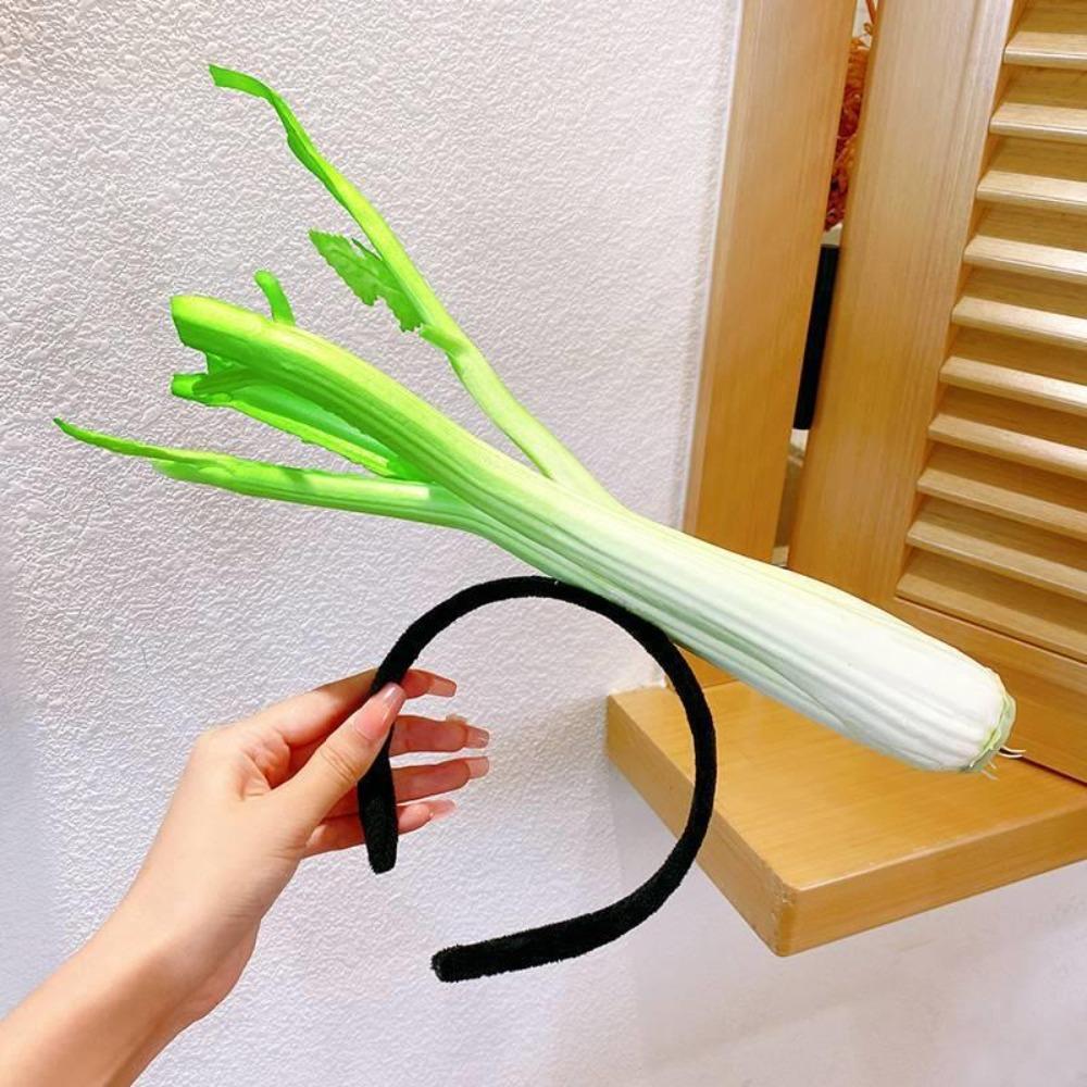 Ободок для волос с изображением жареных яиц и овощей, мультяшный обруч для волос Kawaii, креативные забавные ободки для женщин