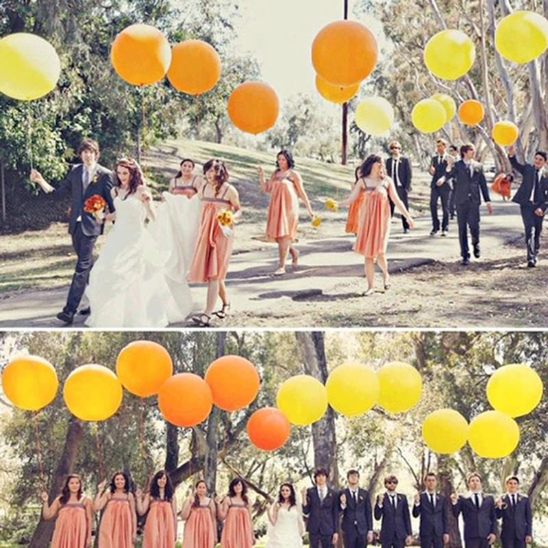 Красочный 36-дюймовый гигантский большой баллон из латекса для дня рождения, свадьбы, вечеринки, гелиевое украшение