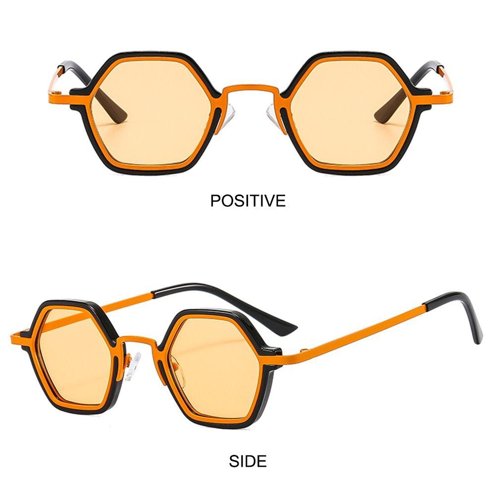 Солнцезащитные очки UV400 с небольшой многоугольной защитой, унисекс, для вождения, панк-тени для женщин и мужчин