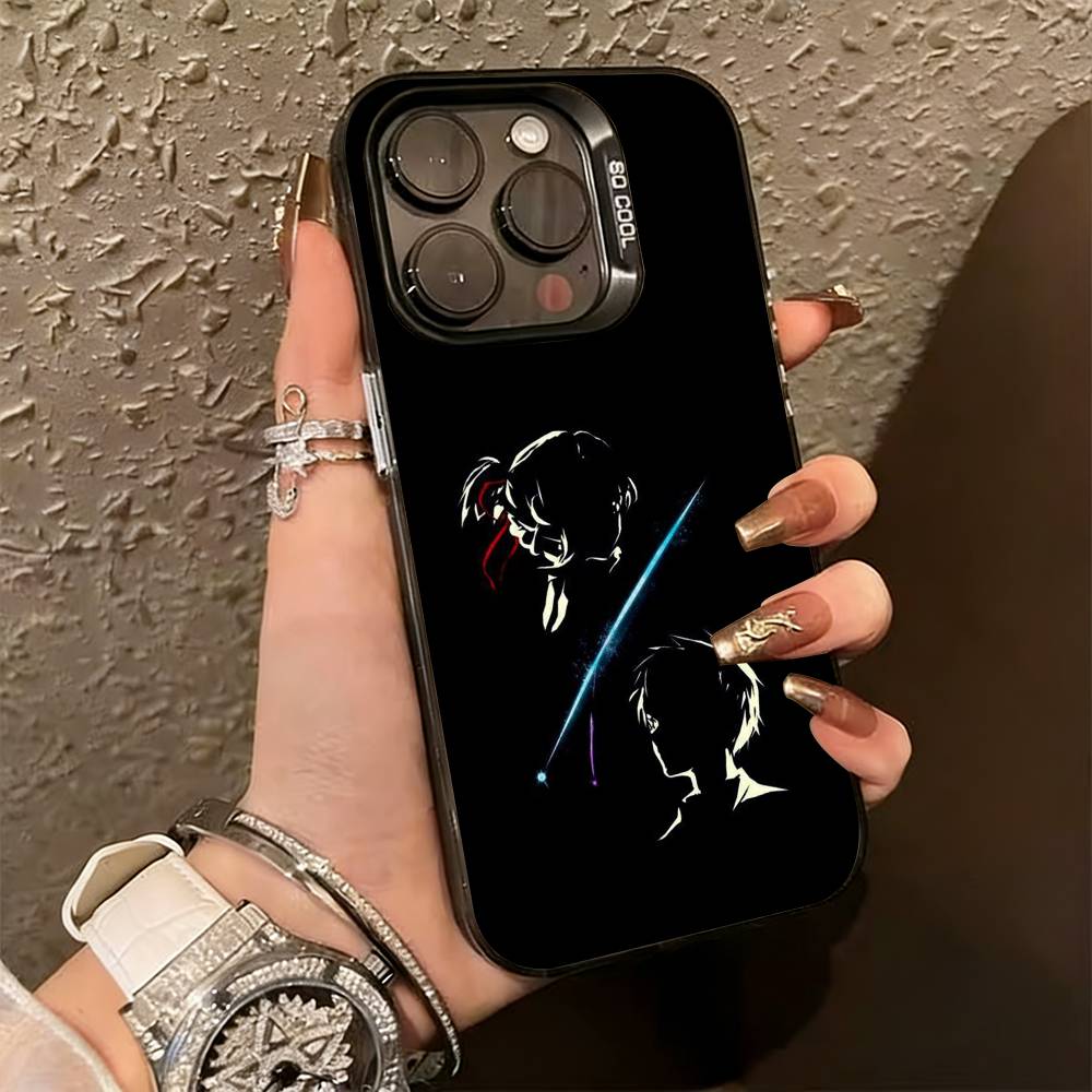Suzume No Tojimari Daijin Phone Case For iPhone 17,16,15,14,13,12,11 Plus,Pro Max,XS,Colored Silver Plated Inside Cover