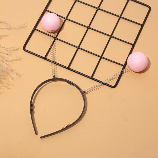 Повязка на голову для вечеринки, весенний дизайн, блестящий шар, украшение, обруч для волос, мультяшный стиль, осень-зима, празднование дня рождения, аксессуары