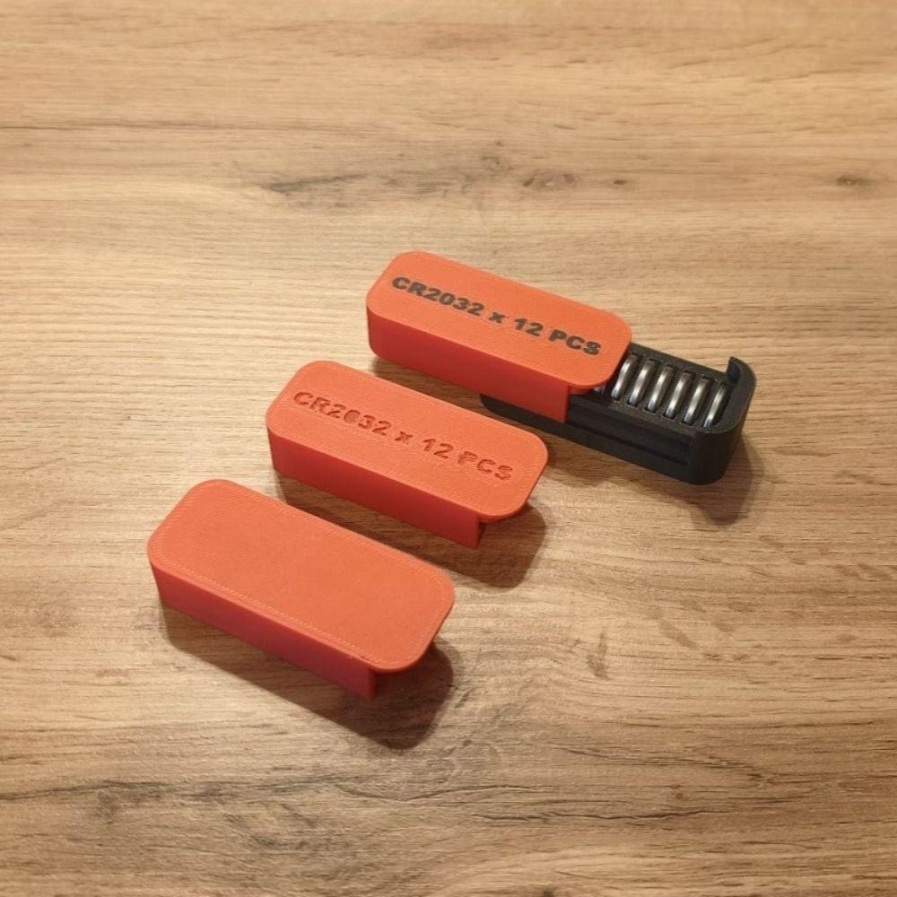Shockproof Design Button Battery Organizer Portable Battery Organizer Box Outdoor Travel
