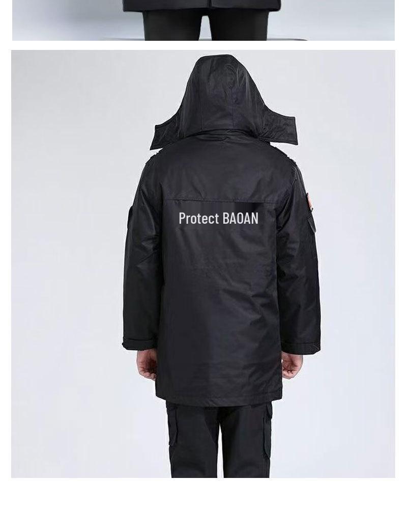 Зимнее утепленное хлопковое пальто из саржи 511 Security для специальных операций