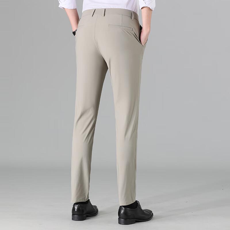Men's Stretch Straight-Leg Casual Pants