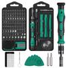 MOVMAO Precision Screwdriver Set with 103 Torx Magnetic Specialty Tool Kit for DIY Repair Dedicated Case with Magnet 130-in-1 Bits, Driver,