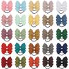 40 Pieces Elastic Scrunchies Hair Accesories Hair Ties With Grosgrain Ribbon Bows For Baby Girls And Toddlers