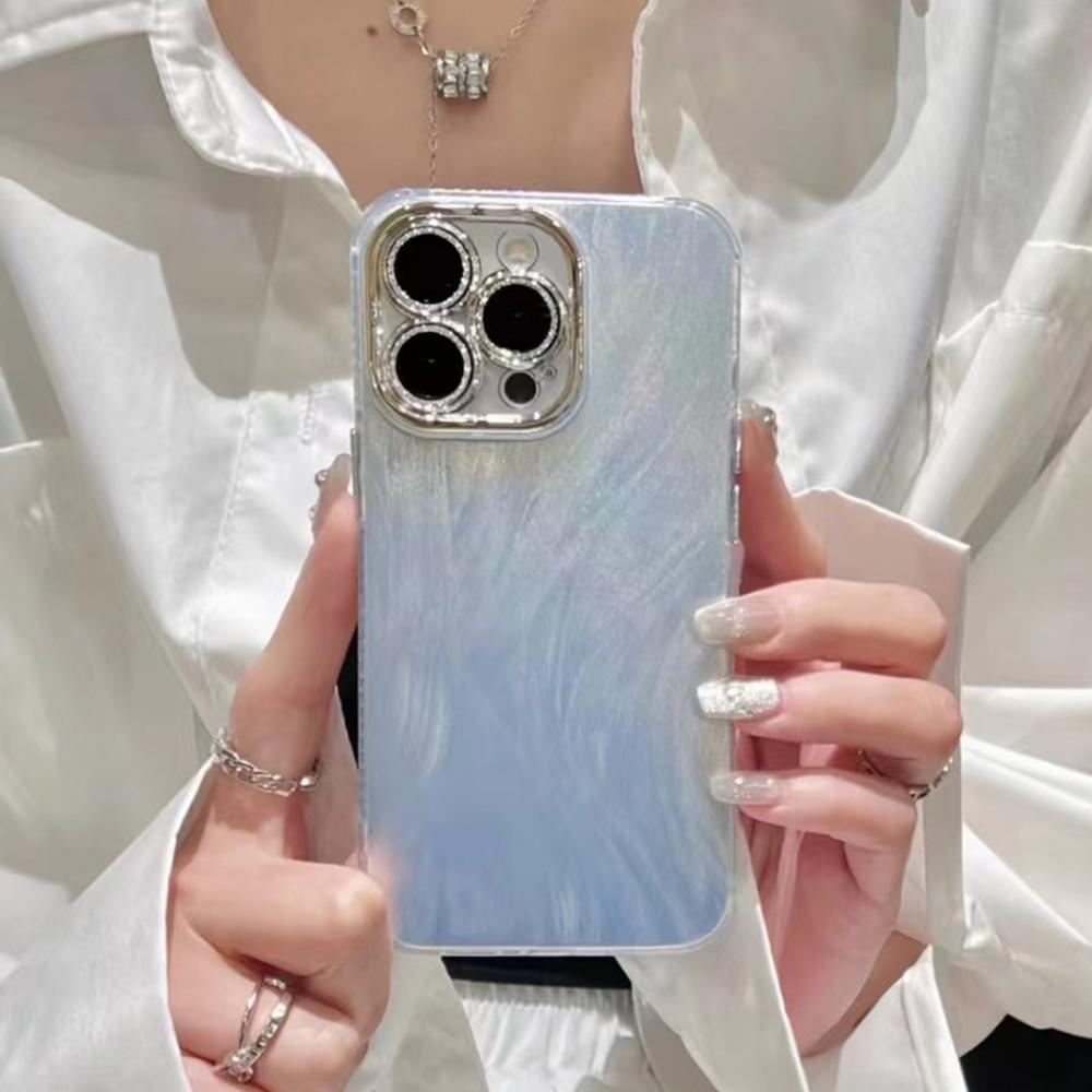Laser Phone Case for iPhone 11 12 13 14 15 Pro Max 11 14 13 15 Laser Feather Glitter Shockproof Back Cover for iPhone 14 12 13 Pro