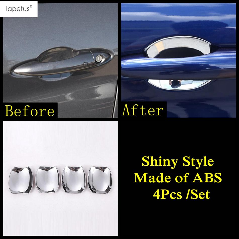 Chrome Carbon Fiber Accessories For Alfa Romeo Giulia 2016 - Door Handle Bowl Frame Fuel Oil Tank Cap Decoration Cover Trim