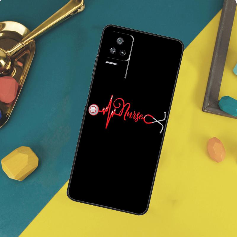 Чехол 'Сердцебиение Медсестры' Для Xiaomi 15 14 13 Ultra 11T 12T 13T 14T Pro POCO X7 Pro X3 X5 X6 F5 F6 M6 Pro Funda