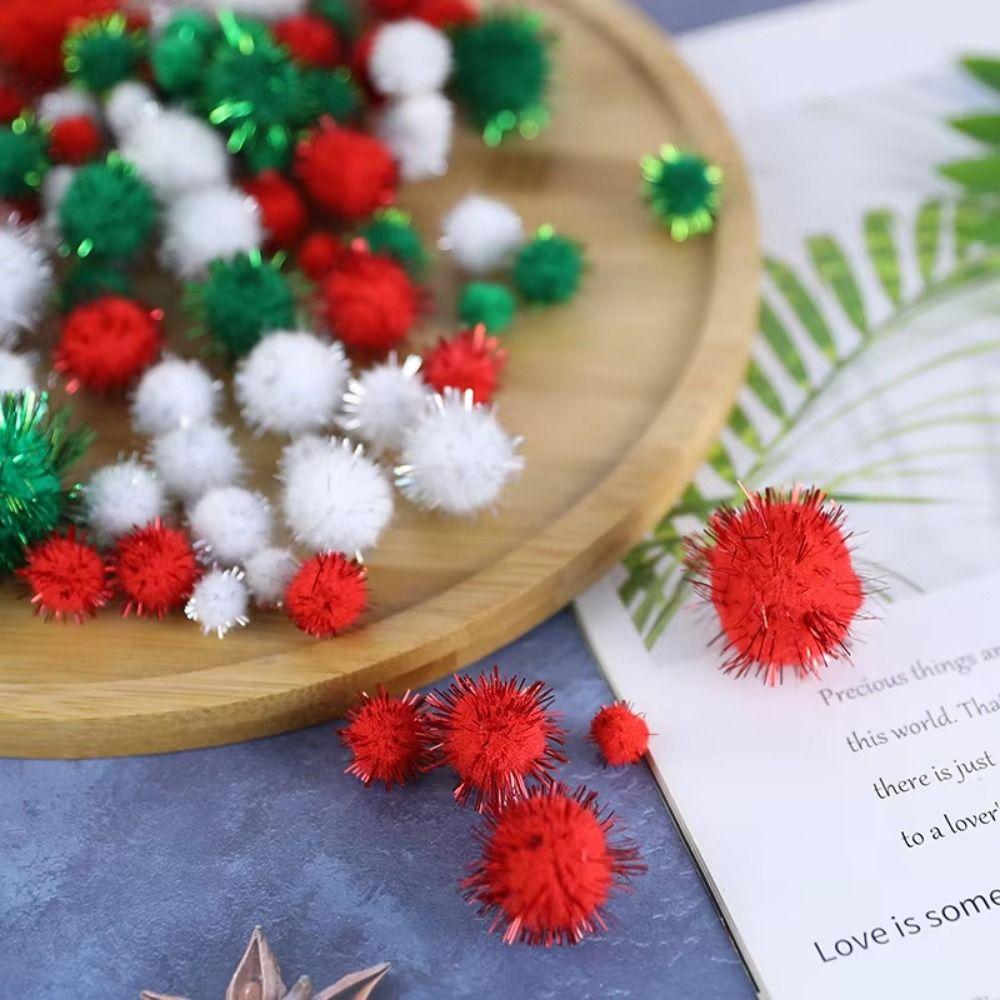 10-30mm Xmas Tree Decorative Ball Brightly Colored Christmas Craft Supplies Christmas