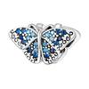 Copper Flower And Colorful Butterfly Beads Charms Fit Original Bracelet For Women Fine Jewelry Making