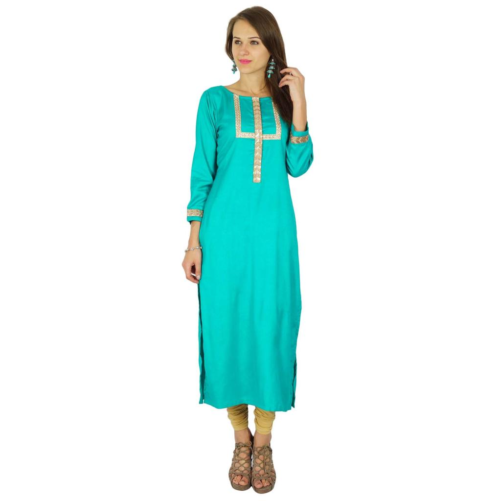 Phagun Indian Designer Bollywood Kurta Women Ethnic Kurti Casual Tunic Dress