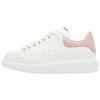 Alexander Mcqueen Кеды из кожи 'White Pink' Оверсайз Ларри Женские 718139WHGP58937
