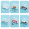 Portable Travel Medicine Box Cotton Swab Holder Case Detal Floss Jewelry Box