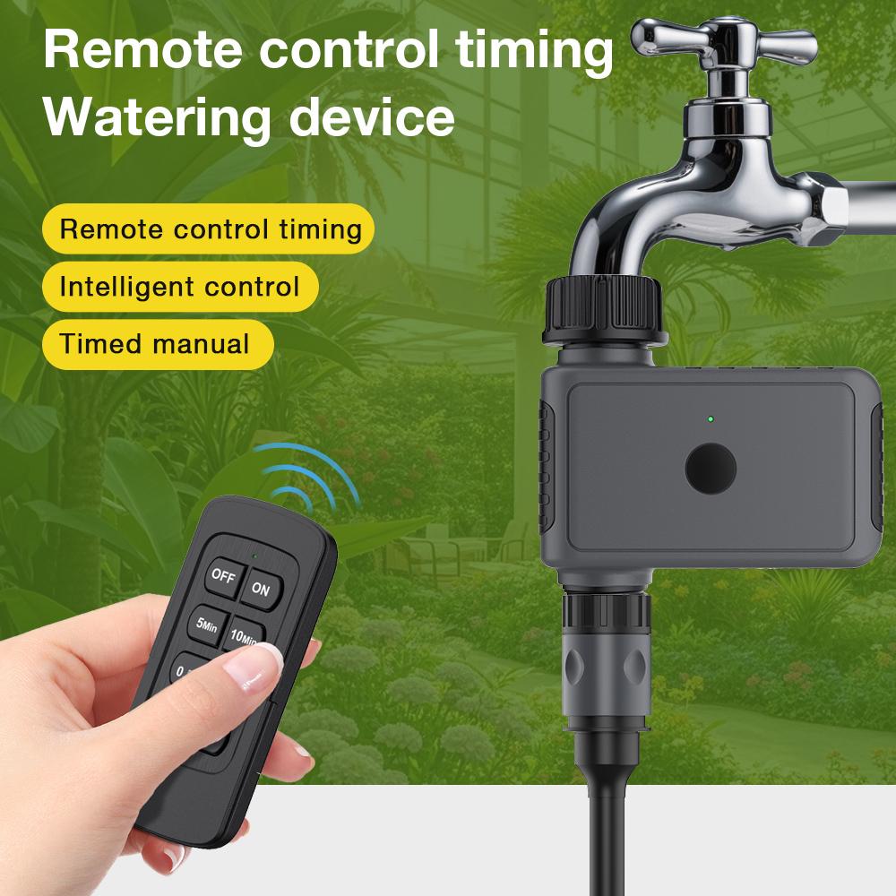 1 Zone Remote Control Irrigation Water Timer Intelligent Irrigation Controller IP55 Timed Sprinkler for Lawn Garden Watering