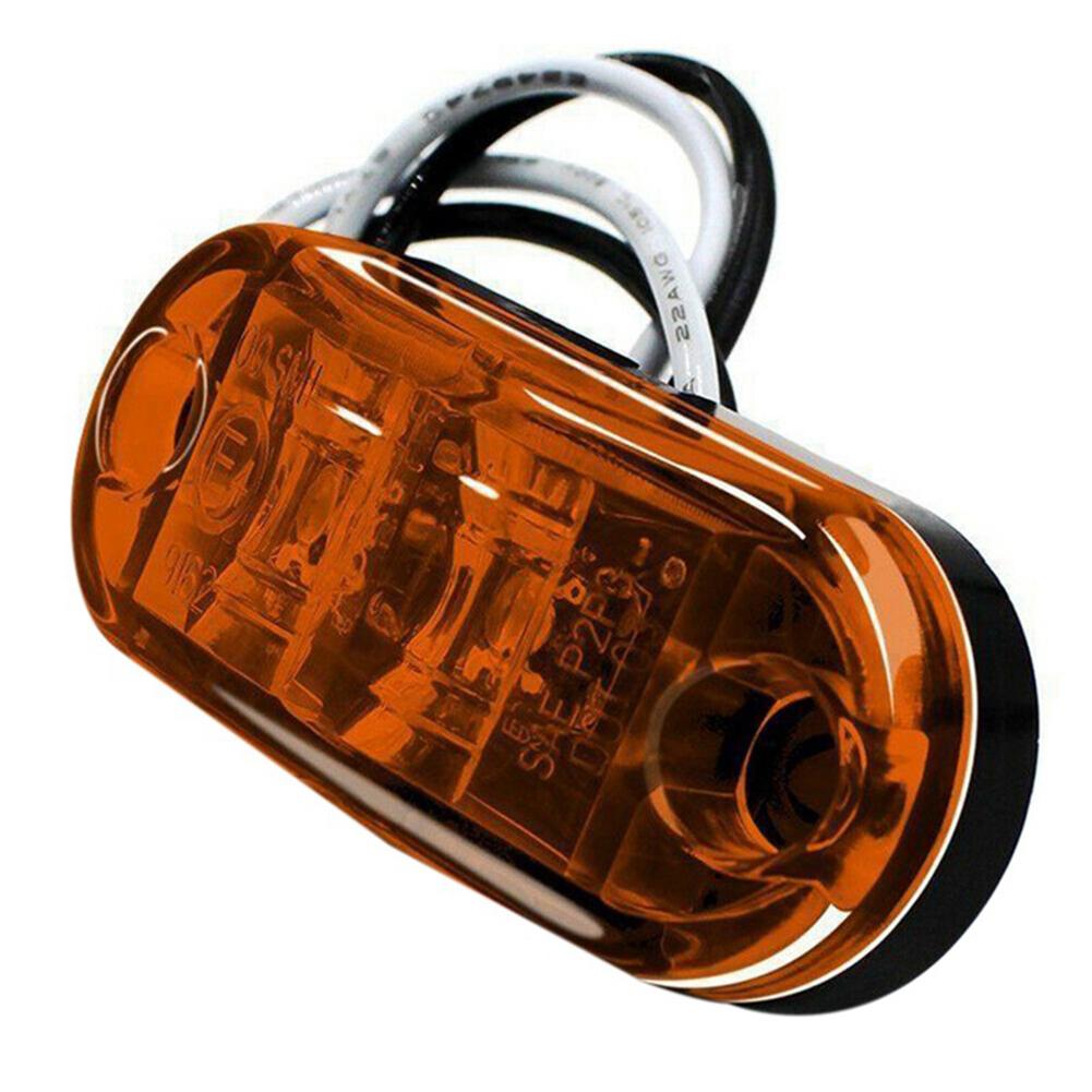 5/1 шт. светодиодные боковые габаритные фонари для прицепов 12 В-24 В, высокая яркость, передний задний габаритный фонарь, сигнальная лампа, предупреждающая лампа