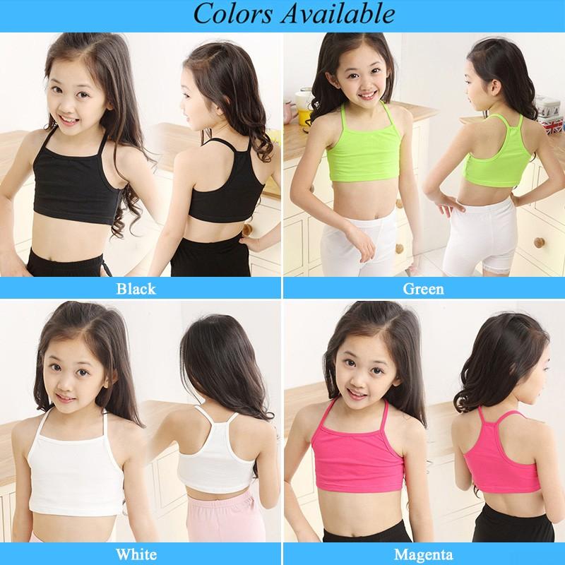 Kids Girls Camisole Sports Vest Undies Underclothes Vest Underwear Tops