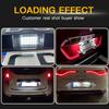2 шт. OEM светодиодные лампы подсветки номерного знака для Renault Captur 13-19 Fluence 09-21 Scenic MK2 MK3 03-15 Latitude 10-15 Modus 04-12