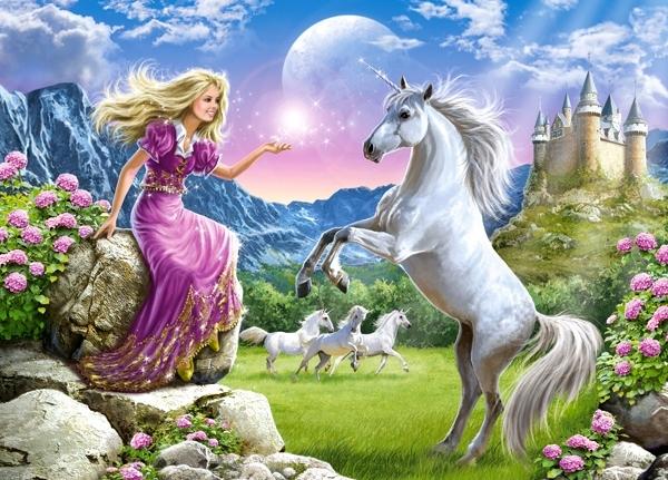 Puzzle 180 pieces B-018024 My Friend Unicorn