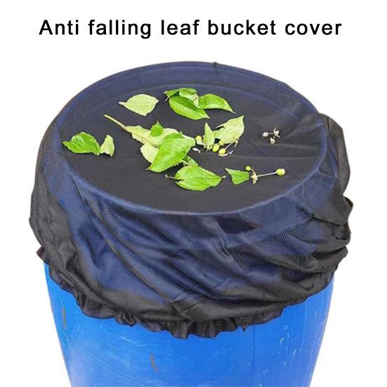 14 штук Чехлы на шнурке из мелкой сетки для уличных дождевых бочек и ведер