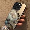 Flower Phone Case For iPhone 11 Funda iPhone 13 16 Pro Max 14 15 12 16promax 15promax 14promax 13promax Soft IMD Matte Cover
