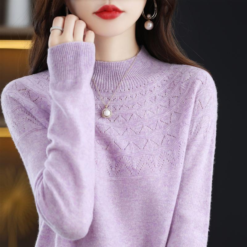 Женский свитер из 100% шерсти, СОВРЕМЕННАЯ НОВАЯ водолазка SAGA, зимний теплый вязаный пуловер, трикотаж, женские свитера, вязаные топы