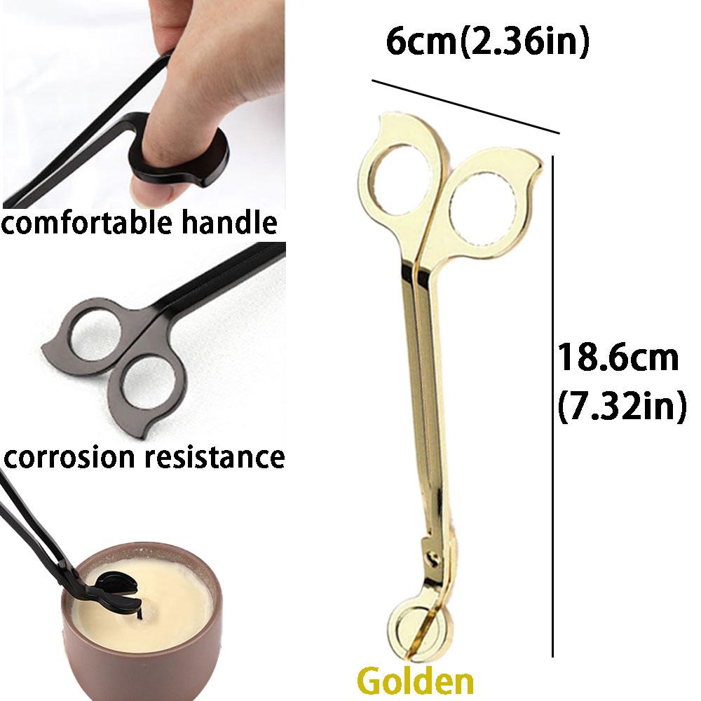 Триммер для фитиля свечи с дизайном в виде бабочки, металлические ножницы, инструмент для ухода за свечами, материал из нержавеющей стали, аксессуар для ароматерапевтических свечей