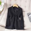 Пиджак для женщин весна и осень новый повседневный костюм с длинными рукавами для маленьких персон свободный маленький пиджак в гонконгском стиле