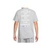 Nike Мужская футболка с коротким рукавом и принтом логотипа X Pigalle, серая CK2337-063