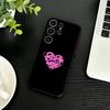 Чехол для телефона G-Singer Young Miko Для Samsung S26,S25,S24,S23,S22,S21,S20,Ultra,Plus,FE Черный Мягкий Чехол